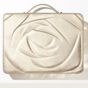 Lancome Travel Cosmetic Bag - Gold Flower